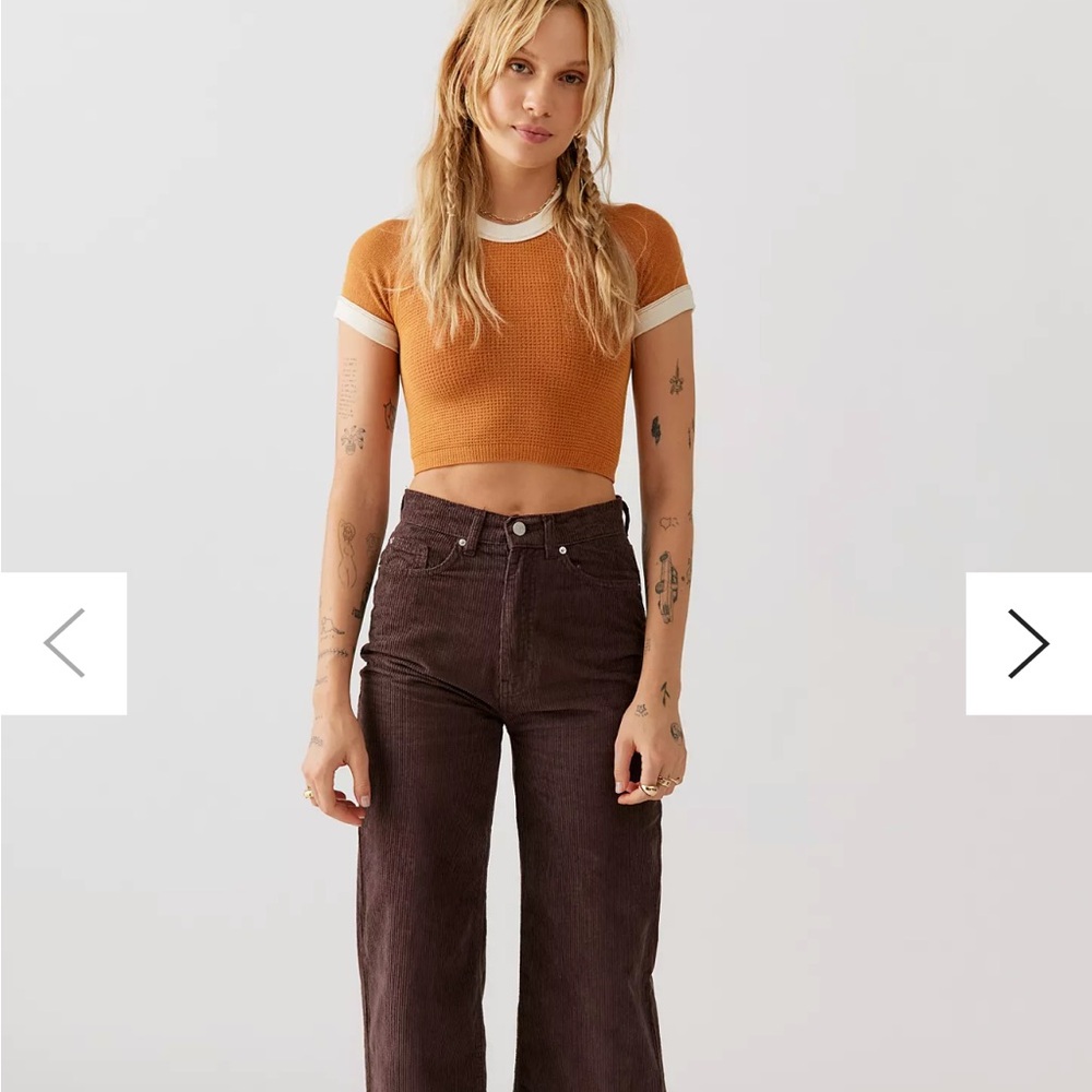 Urban Outfitters Brown Wide Leg Pants